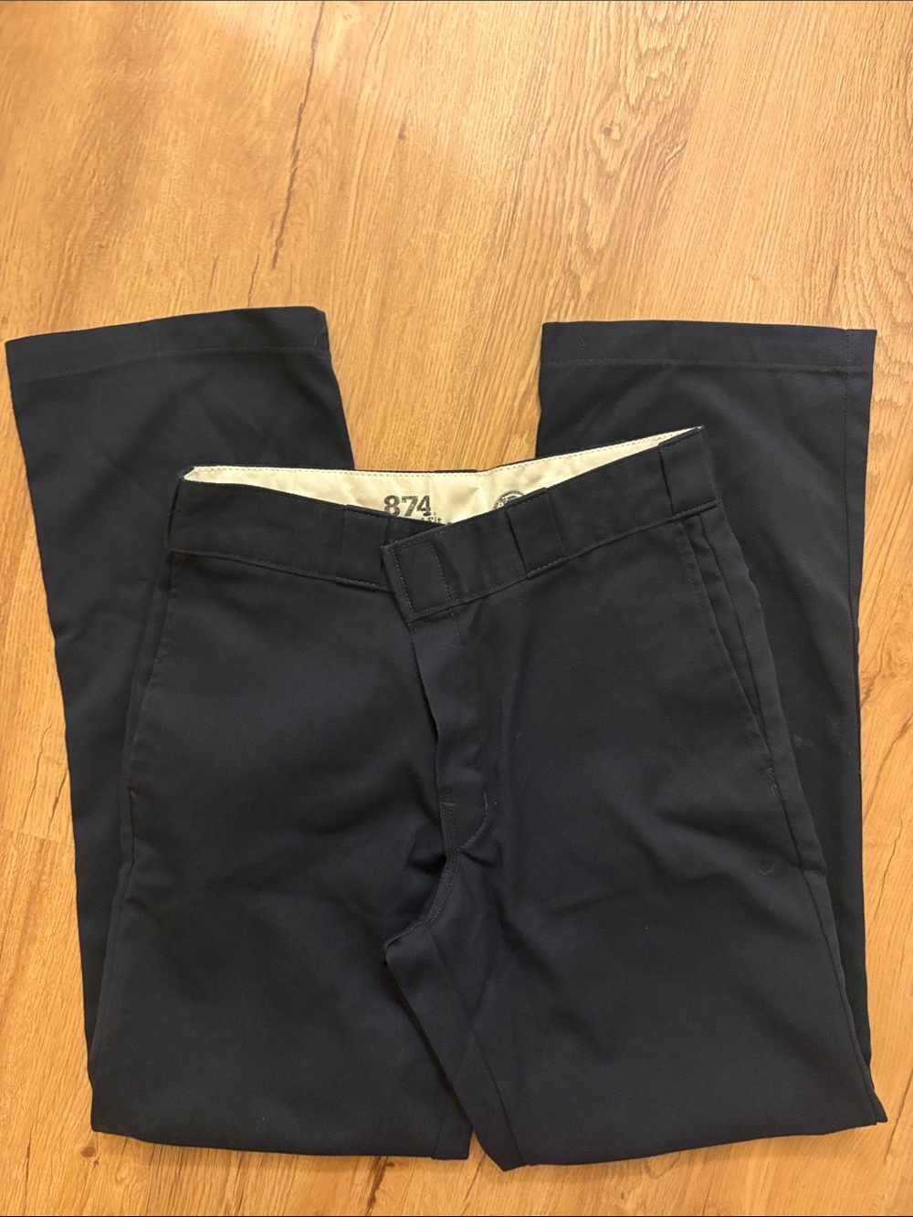 Dickies Men's Navy Flex Straight Pants (excellent; 28x30) - Picture 3 of 4